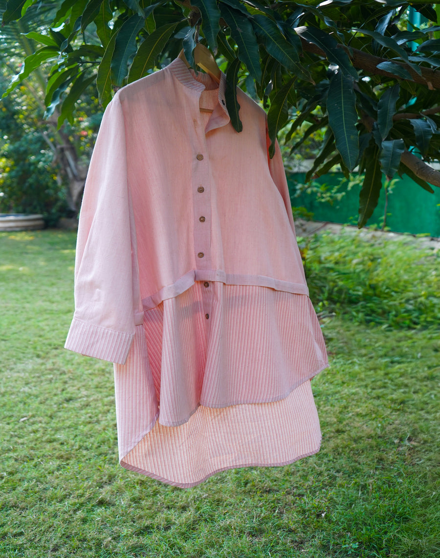 पलाश Oversized Shirt Set