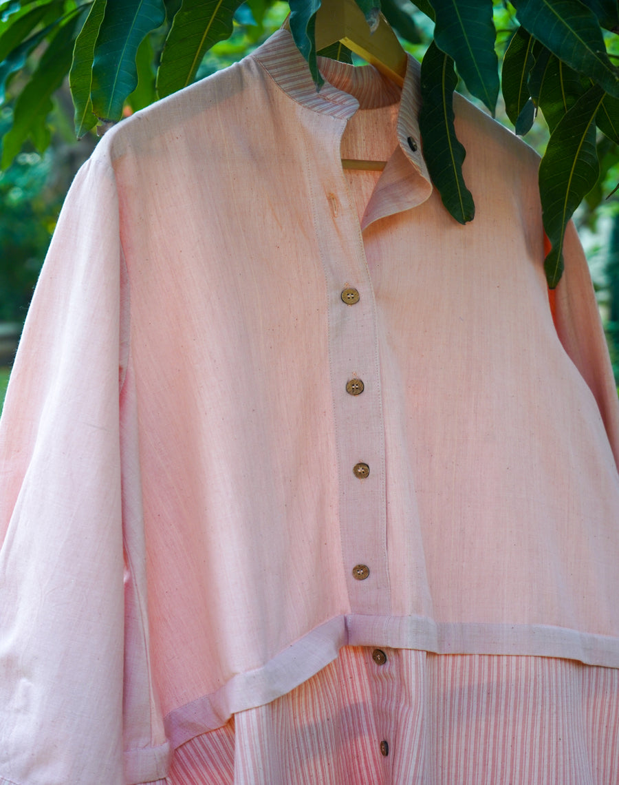 पलाश Oversized Shirt Set